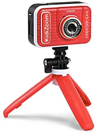 Mounted on its included flexible tripod, the Creator Cam reads as a real device rather than a toy.